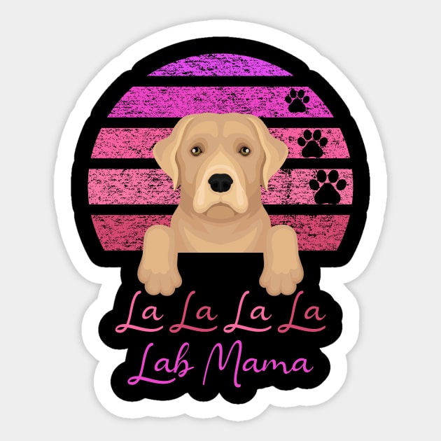 La La La La Lab Mama Sticker by Buckeyes0818